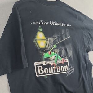 Gildan New Orleans Graphic Tee - Dark Blue